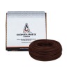 Caja de 100 M., cable café THW, calibre 18, 100% cobre. CTHW-18C Condumex