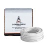 Caja de 100 M., cable blanco THW, calibre 16, 100% cobre. CTHW-16B Condumex