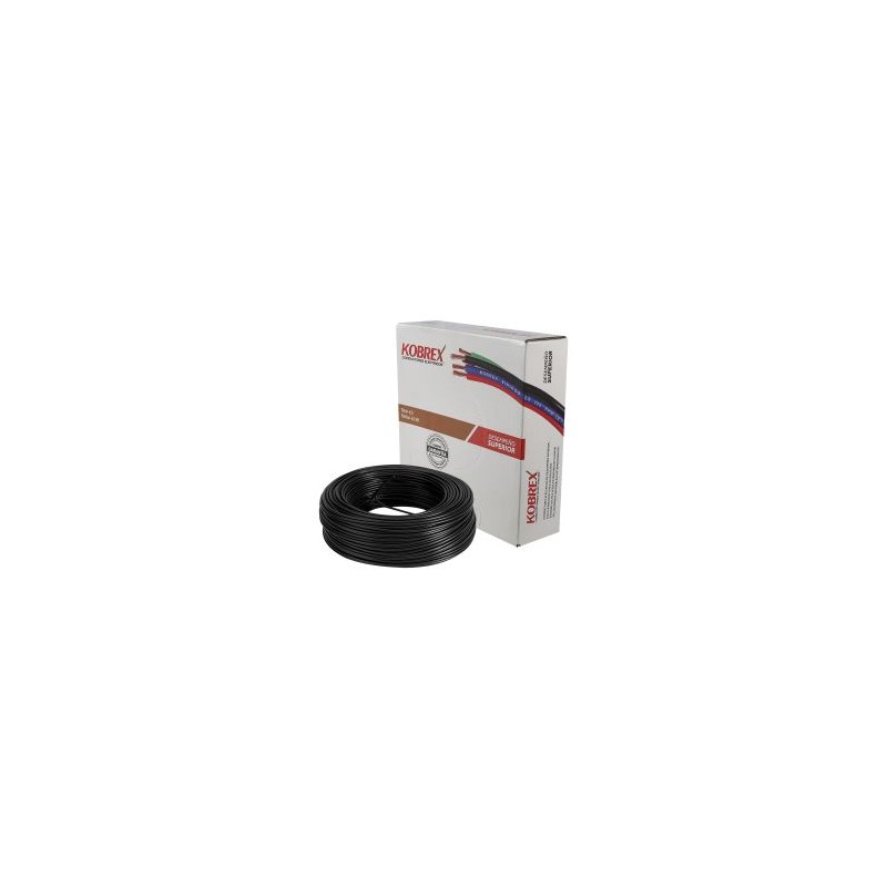 Caja 100 m de Cable Negro THW Calibre 16 AWG 100% Cobre Kobrex