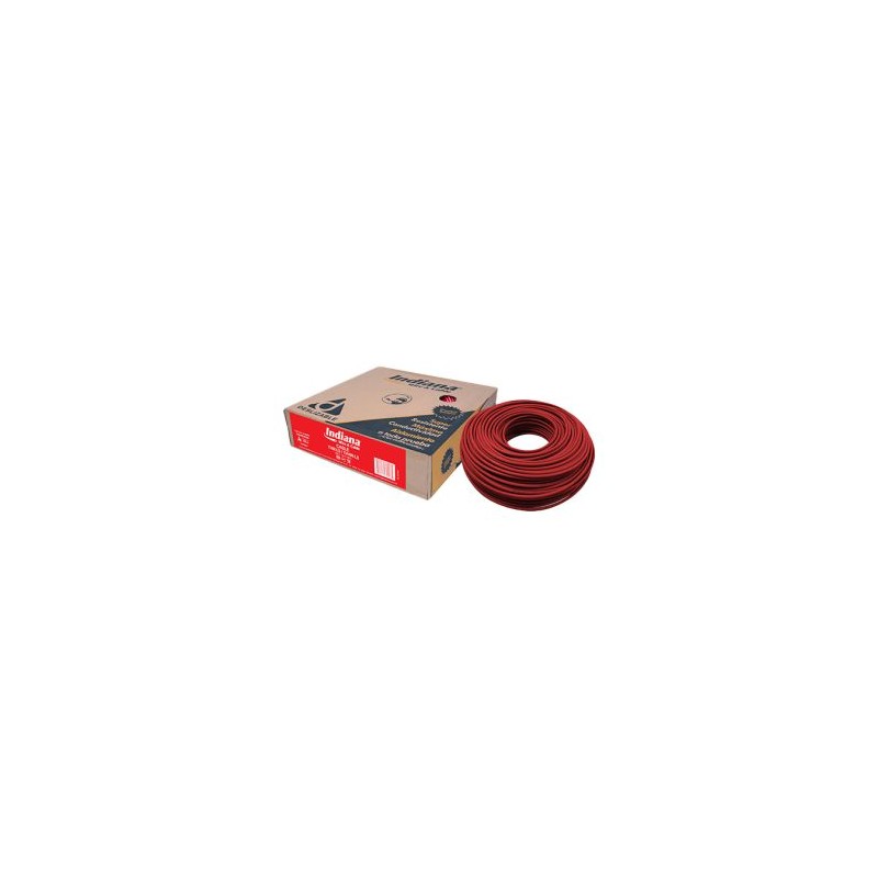 Caja 100 m de Cable Rojo THW Calibre 16 AWG 100% Cobre Indiana