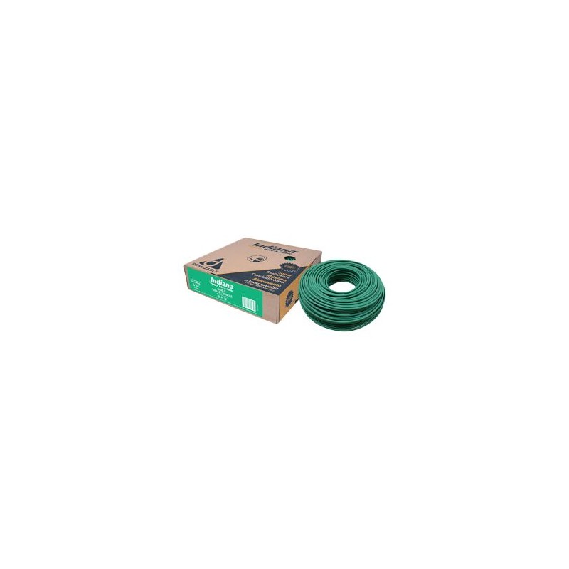 Caja 100 m de Cable Verde THW Calibre 10 AWG 100% Cobre Indiana