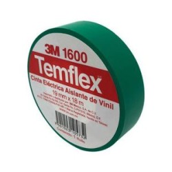 Cintas de aislar temflex 1600, verde. CTV 3M