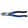 Pinza electricista de alta palanca con jalaguia y ponchadora de terminales 9'', KT-KT215-9 Klein Tools