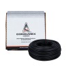 Caja de 100 M., cable negro THW, calibre 16,100% cobre. CTHW-16N Condumex