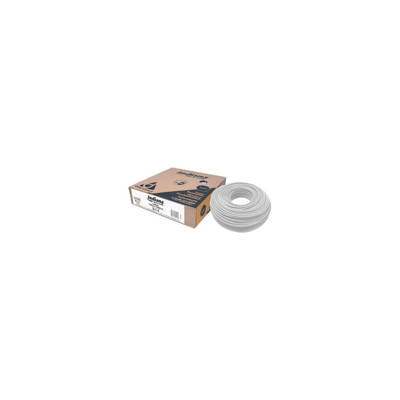 Caja 100 m de Cable Blanco THW Calibre 8 AWG 100% Cobre Indiana