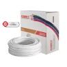 Caja 100 mts. Cable Blanco Cal. 12 Awg Kobrex Vinikob 100% Cobre