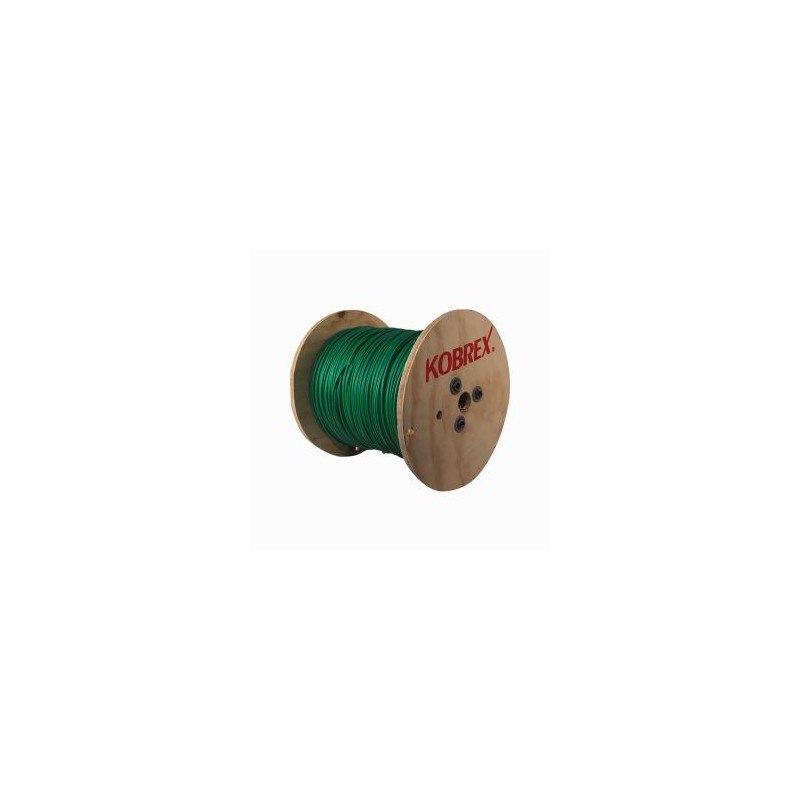 Carrete de 1,000 M., cable azul THW, calibre 16, 100% cobre. CTHW-16CV Kobrex