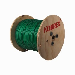 Carrete de 1,000 M., cable azul THW, calibre 16, 100% cobre. CTHW-16CV Kobrex