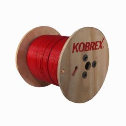 Carrete de 1,000 M., cable azul THW, calibre 16, 100% cobre. CTHW-16CR Kobrex